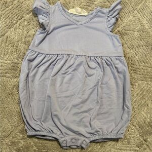 Mabel + Honey Light Purple Baby Romper